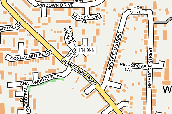 HR4 9NN map - OS OpenMap – Local (Ordnance Survey)