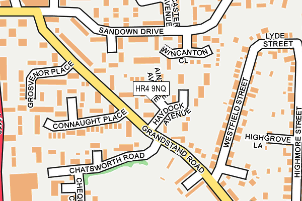 HR4 9NQ map - OS OpenMap – Local (Ordnance Survey)