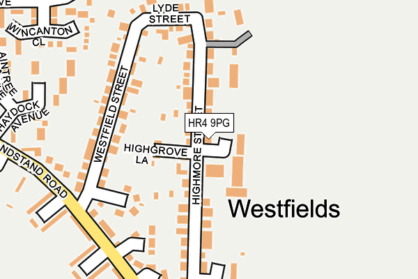 HR4 9PG map - OS OpenMap – Local (Ordnance Survey)