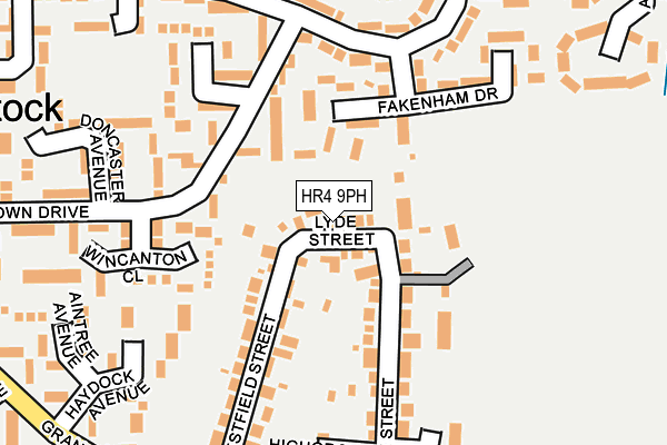 HR4 9PH map - OS OpenMap – Local (Ordnance Survey)