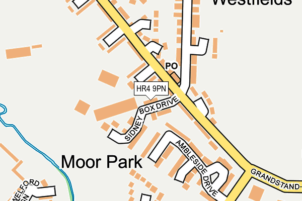 HR4 9PN map - OS OpenMap – Local (Ordnance Survey)