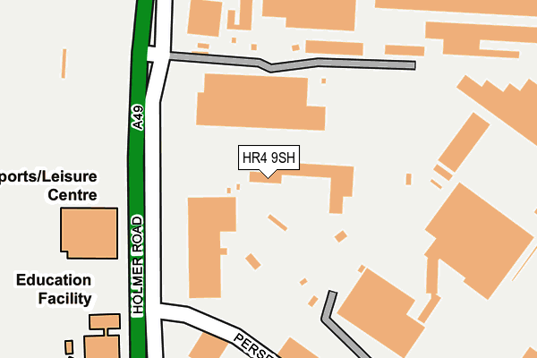 HR4 9SH map - OS OpenMap – Local (Ordnance Survey)