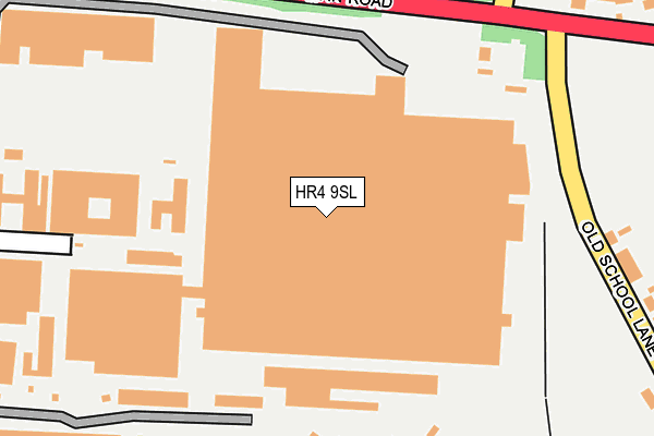 HR4 9SL map - OS OpenMap – Local (Ordnance Survey)