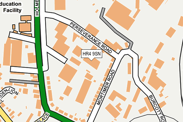 HR4 9SN map - OS OpenMap – Local (Ordnance Survey)