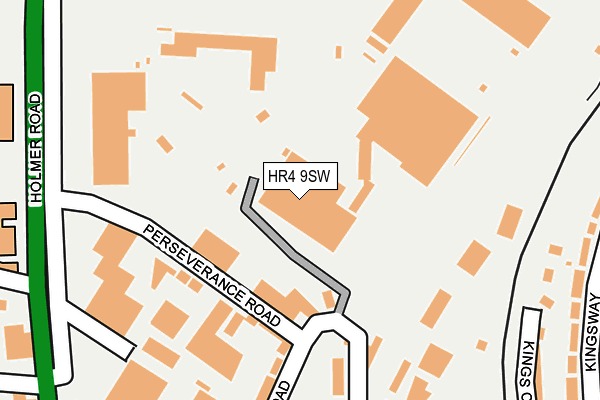 HR4 9SW map - OS OpenMap – Local (Ordnance Survey)