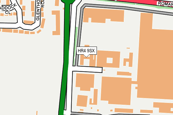 HR4 9SX map - OS OpenMap – Local (Ordnance Survey)