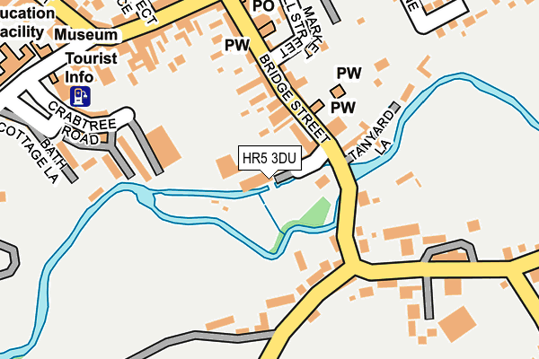 HR5 3DU map - OS OpenMap – Local (Ordnance Survey)