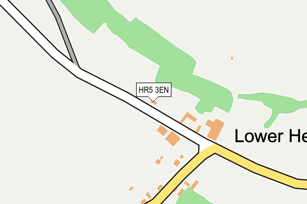 HR5 3EN map - OS OpenMap – Local (Ordnance Survey)