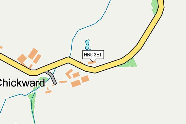 HR5 3ET map - OS OpenMap – Local (Ordnance Survey)