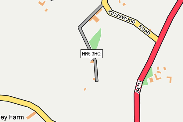 HR5 3HQ map - OS OpenMap – Local (Ordnance Survey)