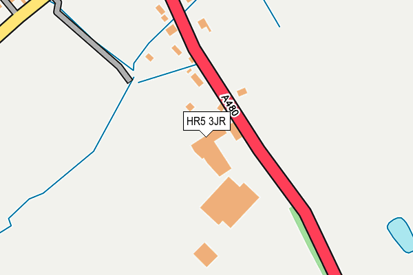 HR5 3JR map - OS OpenMap – Local (Ordnance Survey)