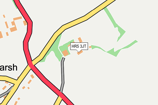 HR5 3JT map - OS OpenMap – Local (Ordnance Survey)