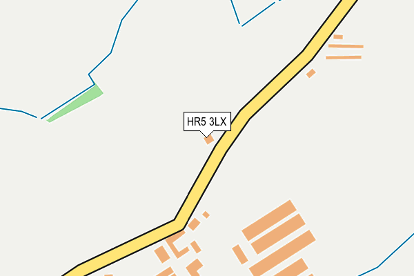 HR5 3LX map - OS OpenMap – Local (Ordnance Survey)