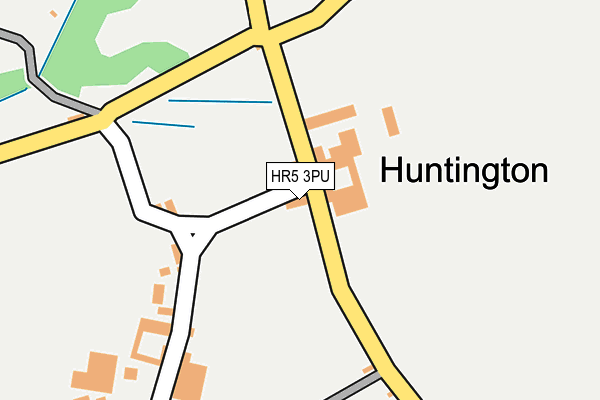 HR5 3PU map - OS OpenMap – Local (Ordnance Survey)