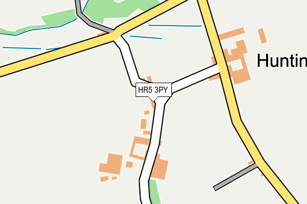 HR5 3PY map - OS OpenMap – Local (Ordnance Survey)