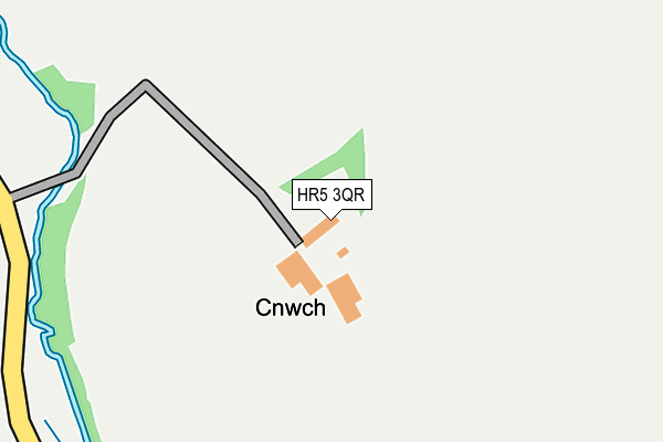 HR5 3QR map - OS OpenMap – Local (Ordnance Survey)