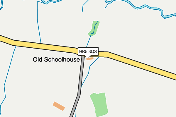HR5 3QS map - OS OpenMap – Local (Ordnance Survey)