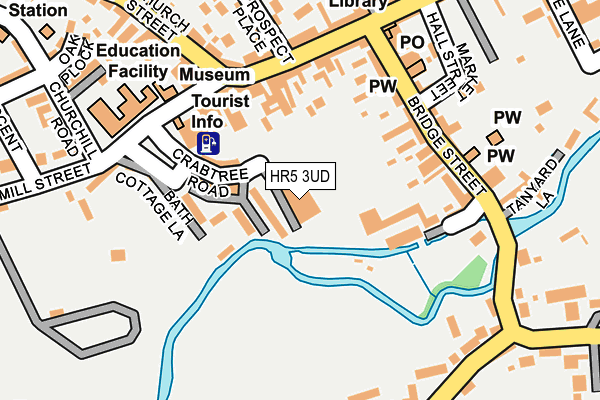 HR5 3UD map - OS OpenMap – Local (Ordnance Survey)