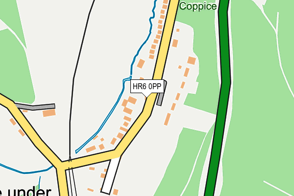 HR6 0PP map - OS OpenMap – Local (Ordnance Survey)