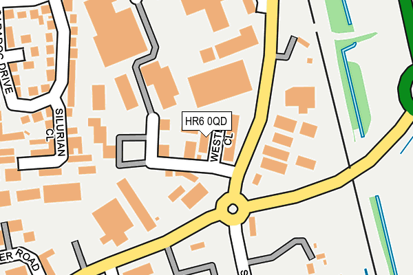 HR6 0QD map - OS OpenMap – Local (Ordnance Survey)