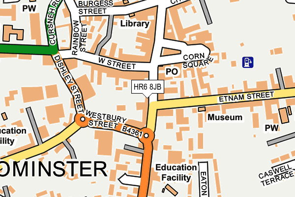 Map of ANDERSON (LEOMINSTER) LTD at local scale
