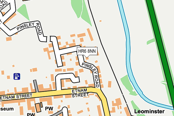 HR6 8NN map - OS OpenMap – Local (Ordnance Survey)