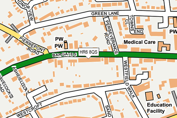 Map of B5 CONSTRUCTION LTD at local scale