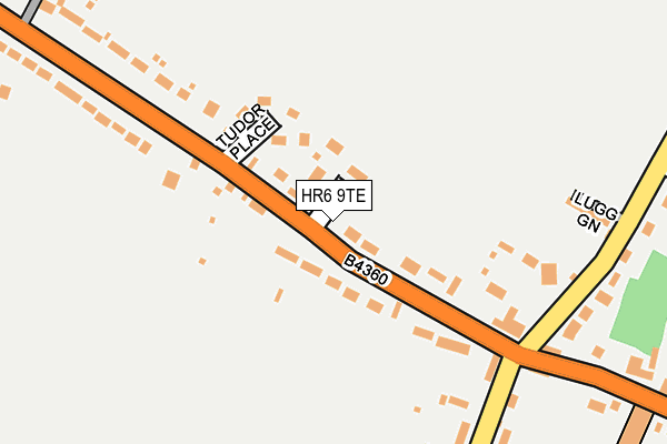 HR6 9TE map - OS OpenMap – Local (Ordnance Survey)