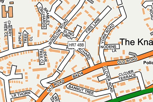 HR7 4BB map - OS OpenMap – Local (Ordnance Survey)
