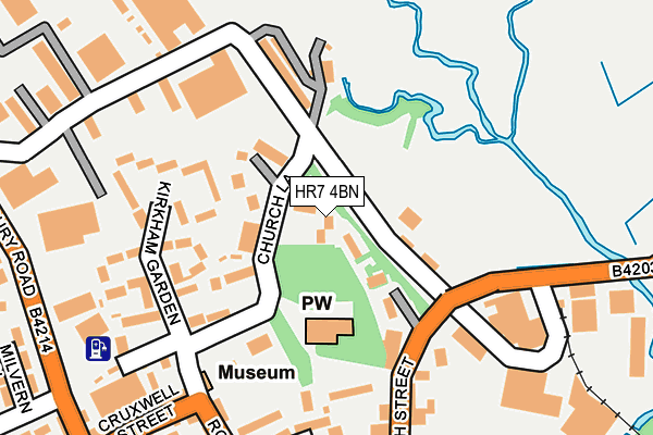 HR7 4BN map - OS OpenMap – Local (Ordnance Survey)