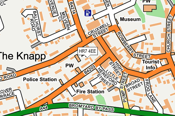 HR7 4EE map - OS OpenMap – Local (Ordnance Survey)