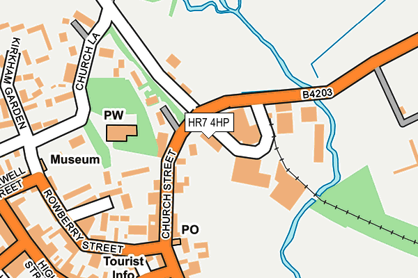 HR7 4HP map - OS OpenMap – Local (Ordnance Survey)