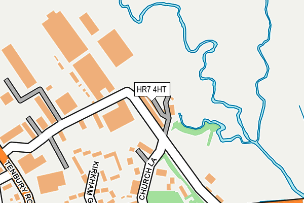 HR7 4HT map - OS OpenMap – Local (Ordnance Survey)