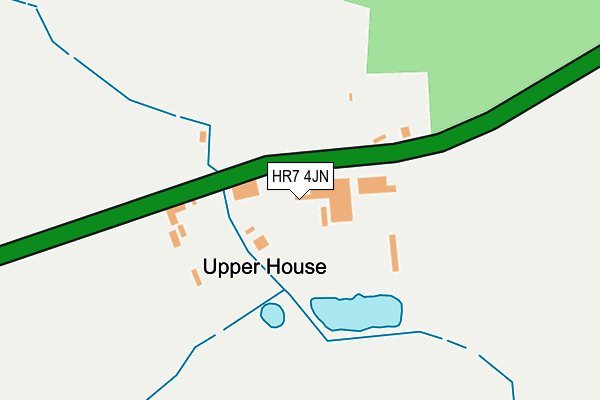HR7 4JN map - OS OpenMap – Local (Ordnance Survey)