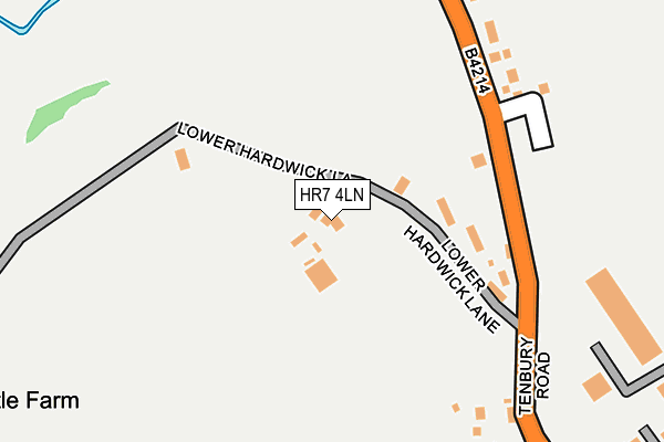 HR7 4LN map - OS OpenMap – Local (Ordnance Survey)