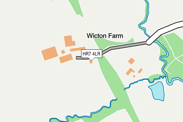 HR7 4LR map - OS OpenMap – Local (Ordnance Survey)