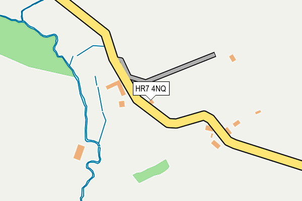 HR7 4NQ map - OS OpenMap – Local (Ordnance Survey)