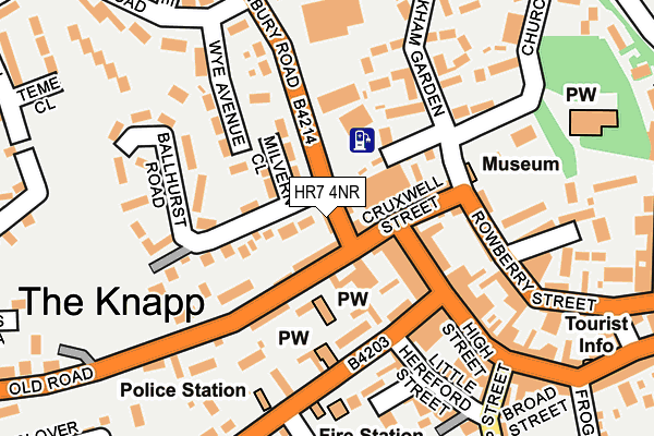 HR7 4NR map - OS OpenMap – Local (Ordnance Survey)