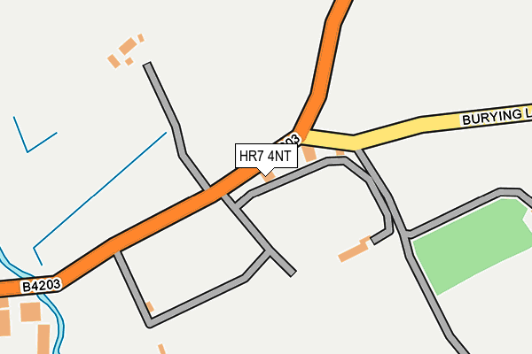 HR7 4NT map - OS OpenMap – Local (Ordnance Survey)