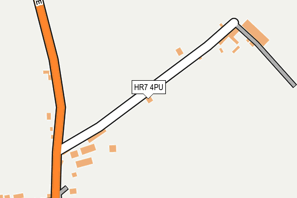 HR7 4PU map - OS OpenMap – Local (Ordnance Survey)