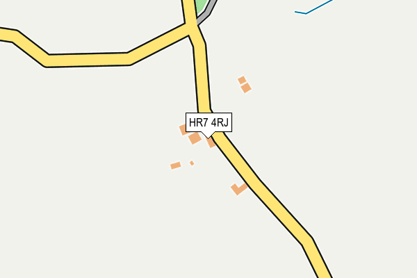 HR7 4RJ map - OS OpenMap – Local (Ordnance Survey)