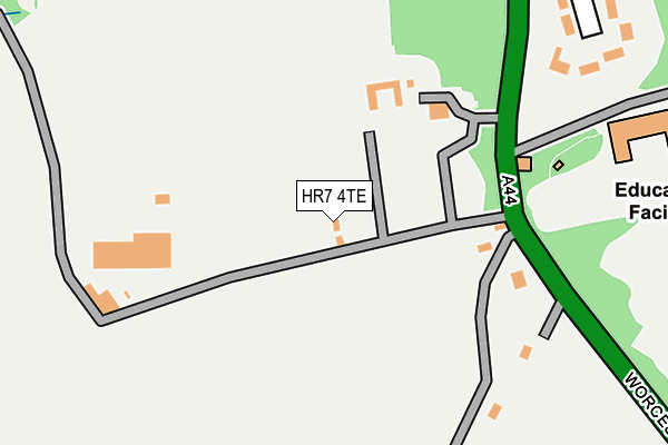 HR7 4TE map - OS OpenMap – Local (Ordnance Survey)