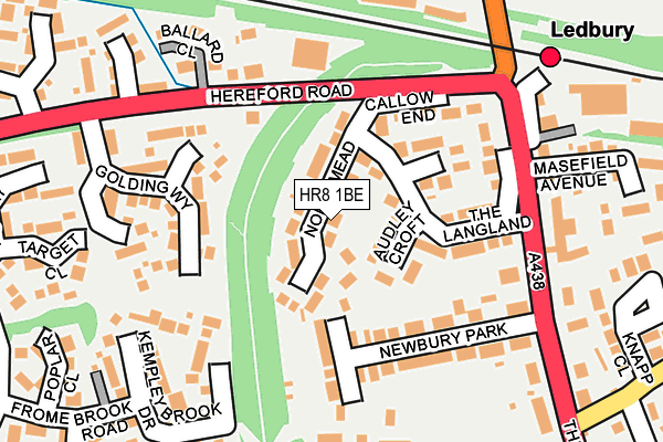 HR8 1BE map - OS OpenMap – Local (Ordnance Survey)