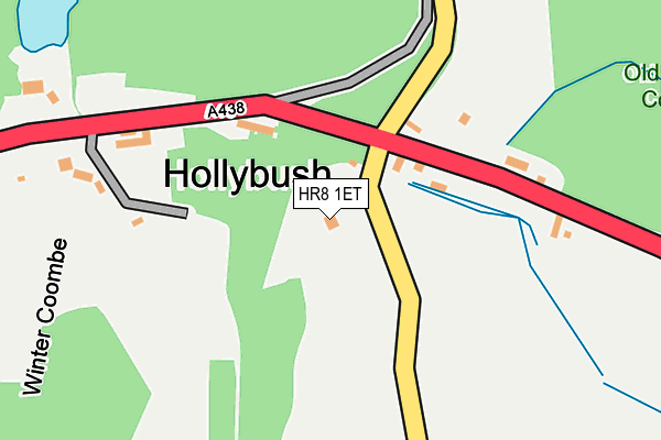 HR8 1ET map - OS OpenMap – Local (Ordnance Survey)