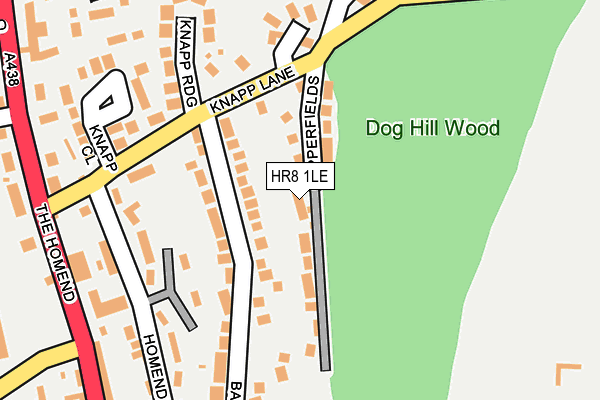 HR8 1LE map - OS OpenMap – Local (Ordnance Survey)