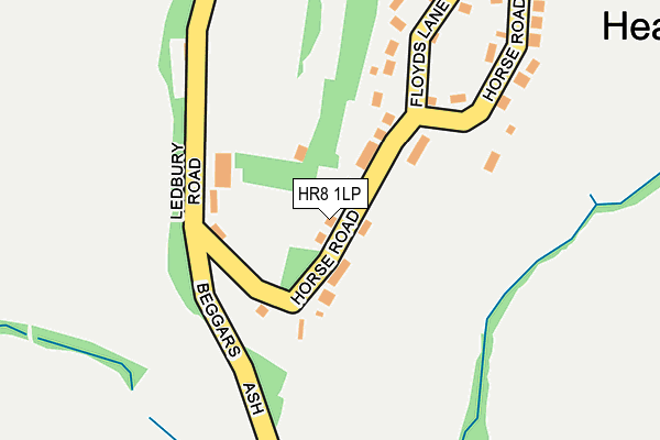 HR8 1LP map - OS OpenMap – Local (Ordnance Survey)