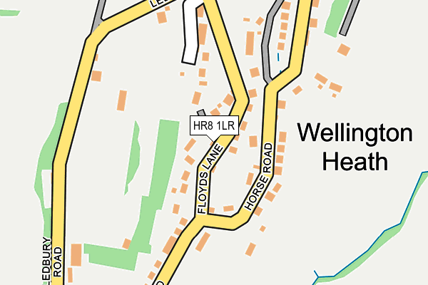 HR8 1LR map - OS OpenMap – Local (Ordnance Survey)