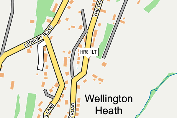 HR8 1LT map - OS OpenMap – Local (Ordnance Survey)