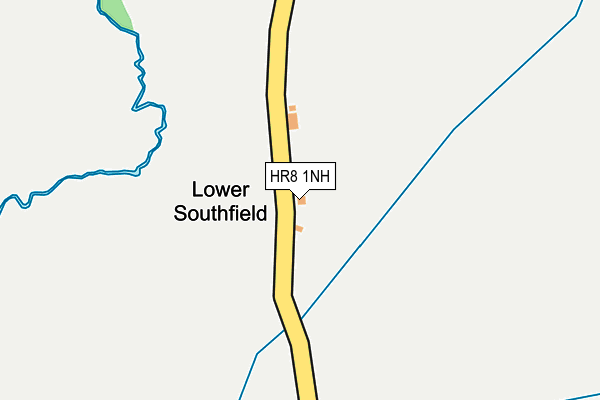 HR8 1NH map - OS OpenMap – Local (Ordnance Survey)