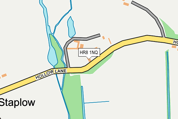 HR8 1NQ map - OS OpenMap – Local (Ordnance Survey)